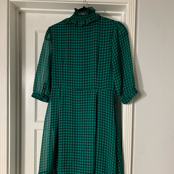 Checkered Ruffle Dress - Picture 5 of 5